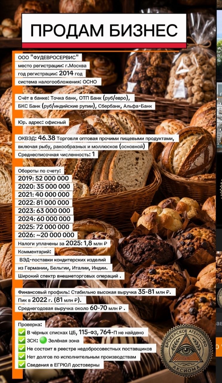 ООО “ФУДЕВРОСЕРВИС”